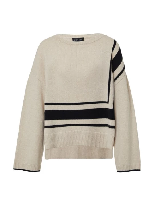 Foto van product s.Oliver BLACK LABEL Trui beige / zwart