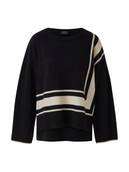 Foto van product s.Oliver BLACK LABEL Trui beige / zwart