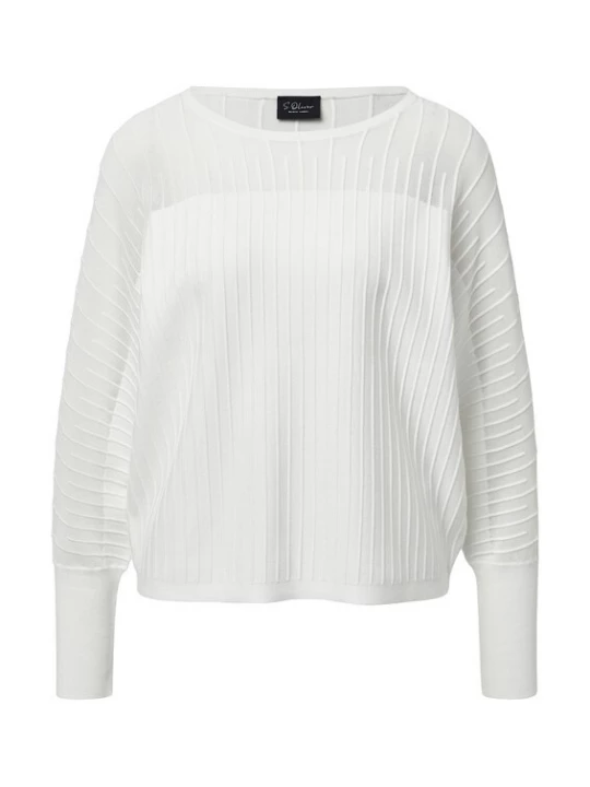 Foto van product s.Oliver BLACK LABEL Trui ecru
