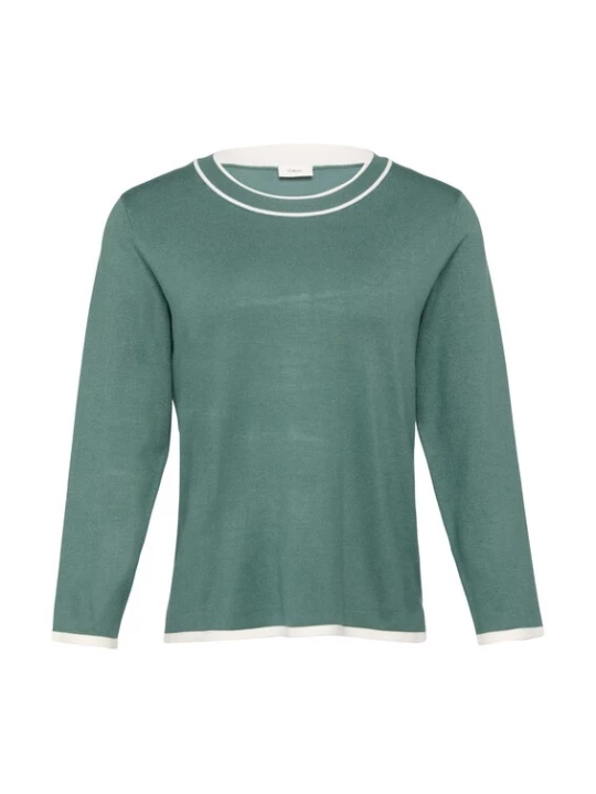Foto van product s.Oliver BLACK LABEL Trui groen / wit