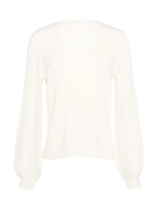 Foto van product s.Oliver BLACK LABEL Trui wit