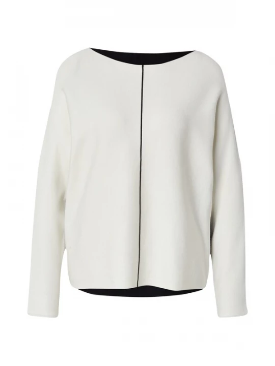 Foto van product s.Oliver BLACK LABEL Trui zwart / natuurwit