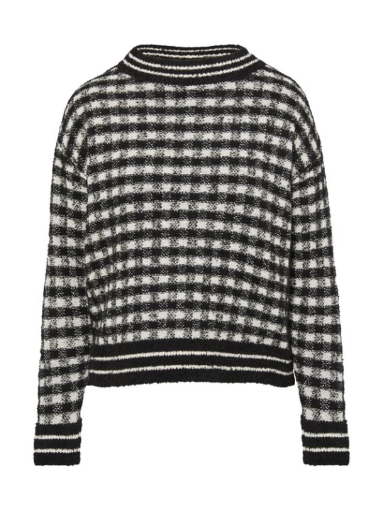 Foto van product s.Oliver BLACK LABEL Trui zwart / wit