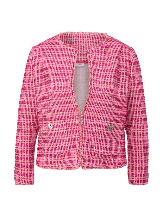 Foto van product s.Oliver BLACK LABEL Tussenjas zalm roze / rosa / donkerroze