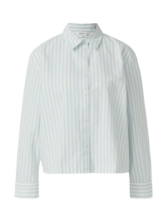 Foto van product s.Oliver Blouse azuur / wit