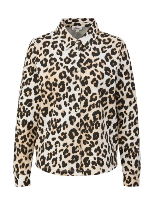 Foto van product s.Oliver Blouse beige / ecru / bruin / zwart