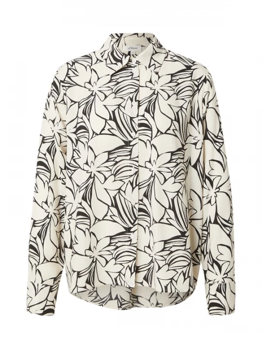 Foto van product s.Oliver Blouse beige / zwart