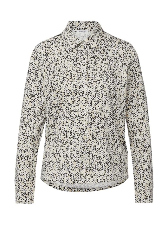 Foto van product s.Oliver Blouse beige / zwart / wit