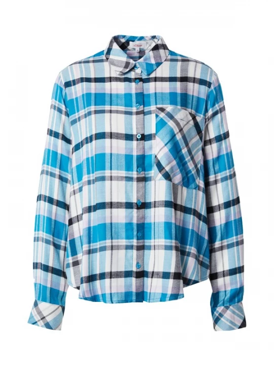 Foto van product s.Oliver Blouse blauw / grijs / zwart