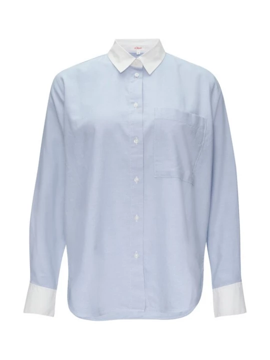Foto van product s.Oliver Blouse blauw / wit