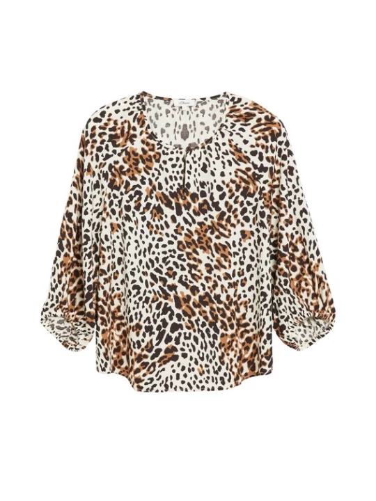 Foto van product s.Oliver Blouse crème / bruin / zwart