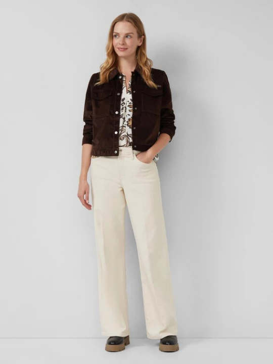 Foto van product s.Oliver Blouse crème / chocoladebruin / cognac
