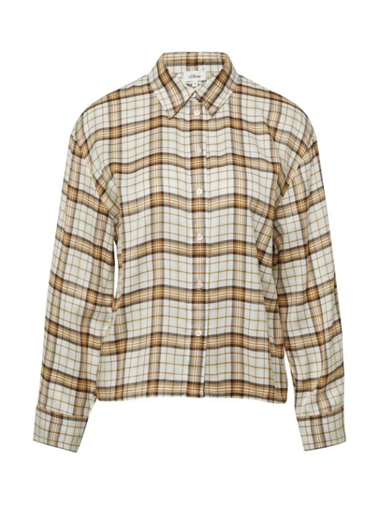 Foto van product s.Oliver Blouse crème / geel / zwart