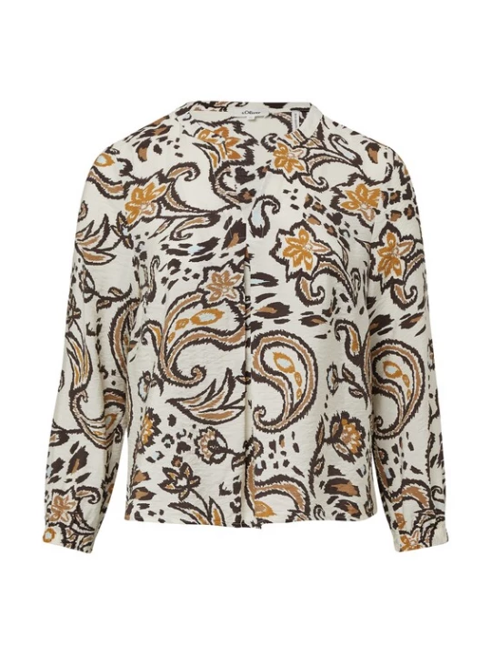 Foto van product s.Oliver Blouse crème / gemengde kleuren