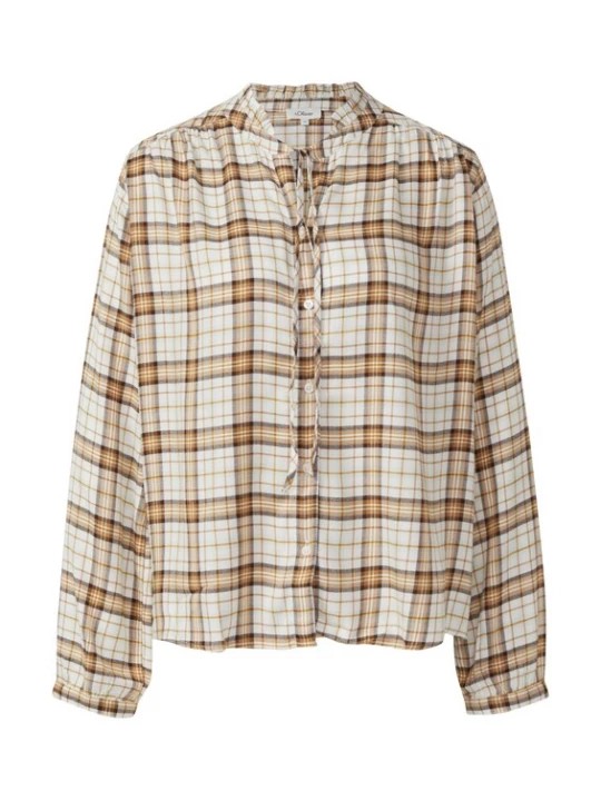 Foto van product s.Oliver Blouse crème / oranje / zwart