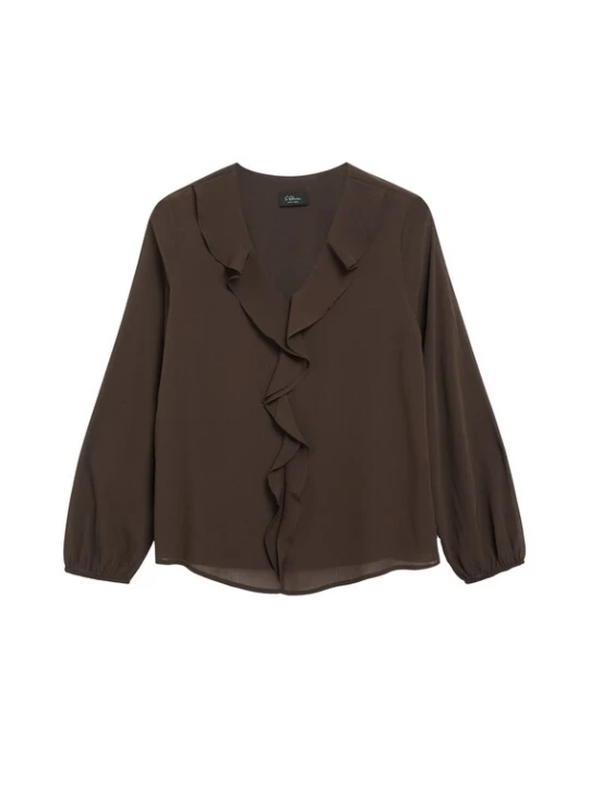 Foto van product s.Oliver Blouse donkerbruin