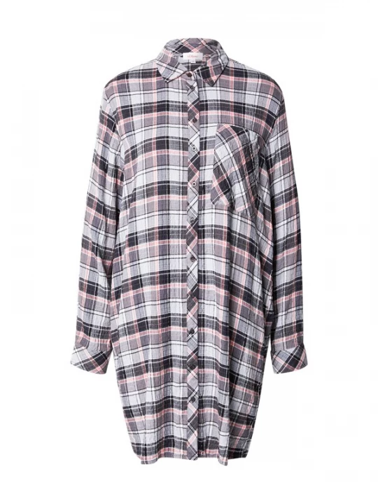 Foto van product s.Oliver Blouse donkergrijs / rosa / wit