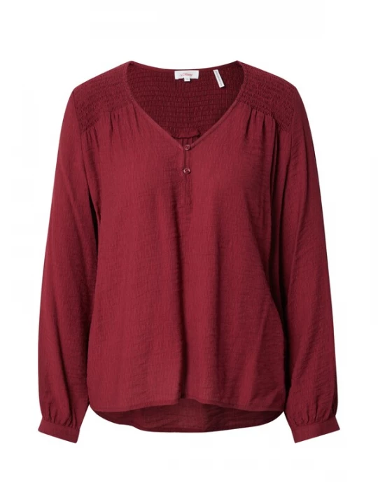 Foto van product s.Oliver Blouse donkerrood