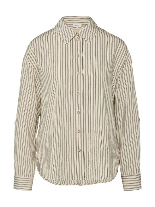 Foto van product s.Oliver Blouse ecru / zwart