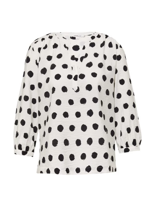Foto van product s.Oliver Blouse ecru / zwart