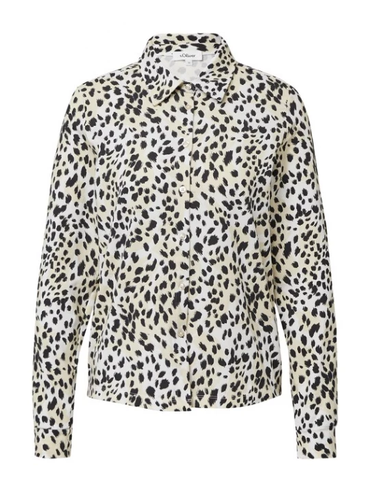 Foto van product s.Oliver Blouse ecru / zwart / wit