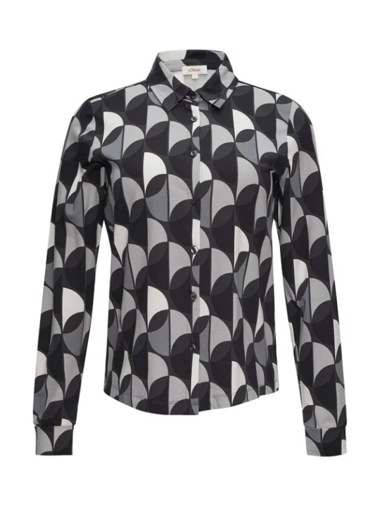 Foto van product s.Oliver Blouse grijs / antraciet / lichtgrijs / donkergrijs