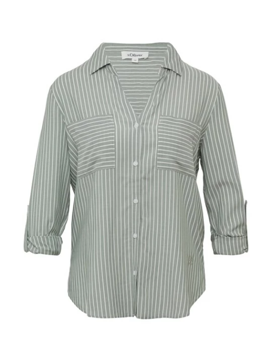 Foto van product s.Oliver Blouse groen / wit