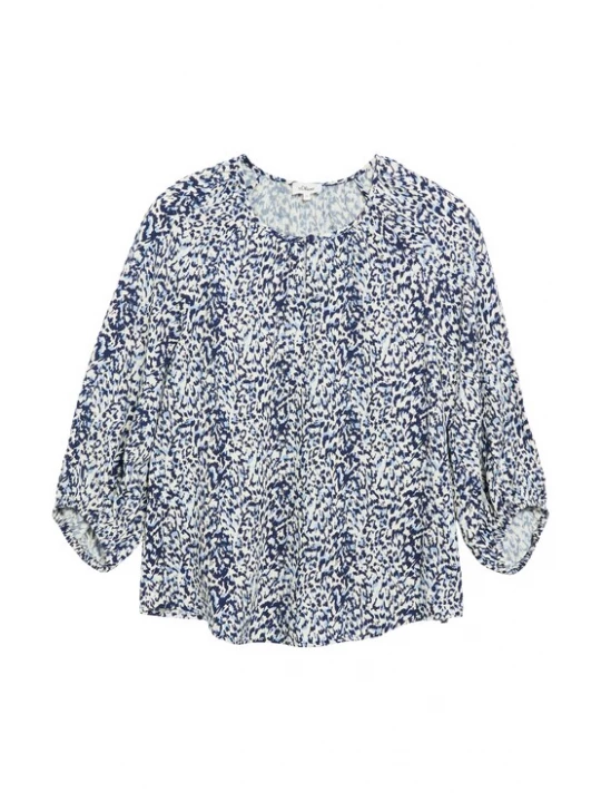 Foto van product s.Oliver Blouse lichtblauw / donkerblauw / wit