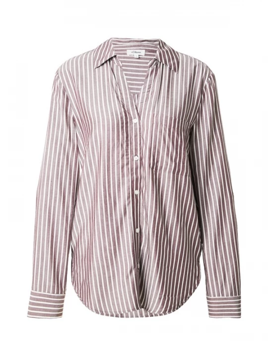 Foto van product s.Oliver Blouse mauve / wit