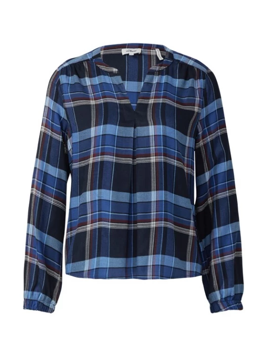 Foto van product s.Oliver Blouse navy / lichtblauw / bordeaux / wit