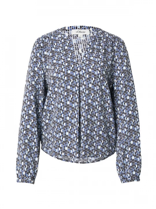 Foto van product s.Oliver Blouse navy / lichtblauw / natuurwit