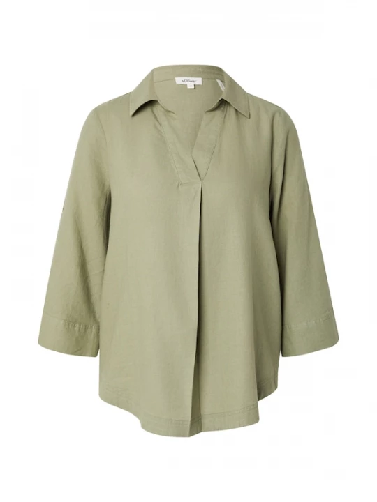 Foto van product s.Oliver Blouse olijfgroen