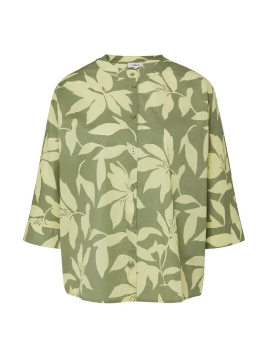 Foto van product s.Oliver Blouse olijfgroen / pastelgroen
