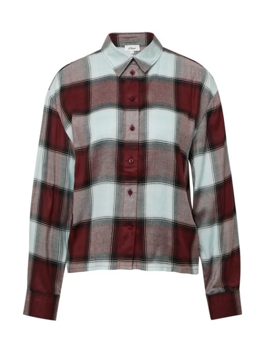 Foto van product s.Oliver Blouse pastelblauw / bordeaux