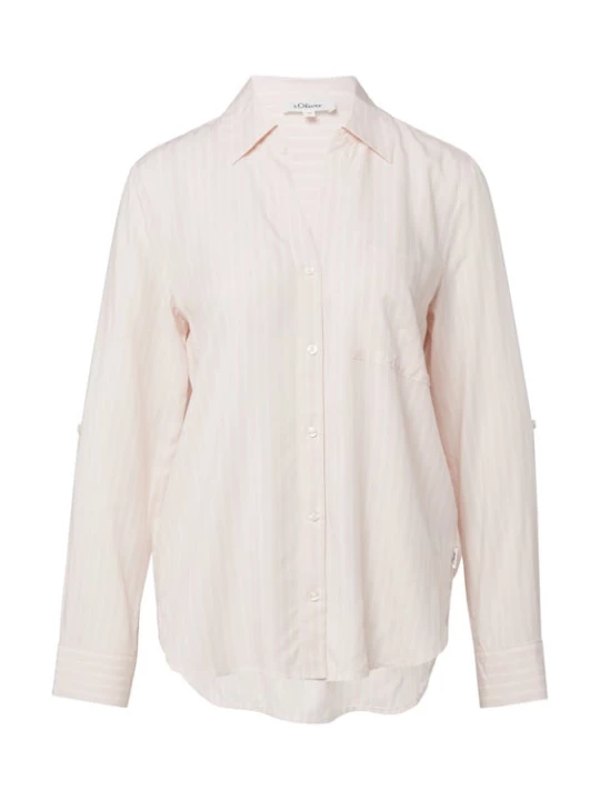 Foto van product s.Oliver Blouse poederroze / wit