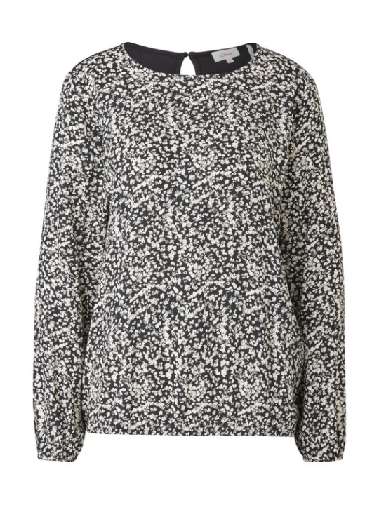 Foto van product s.Oliver Blouse zwart / wit