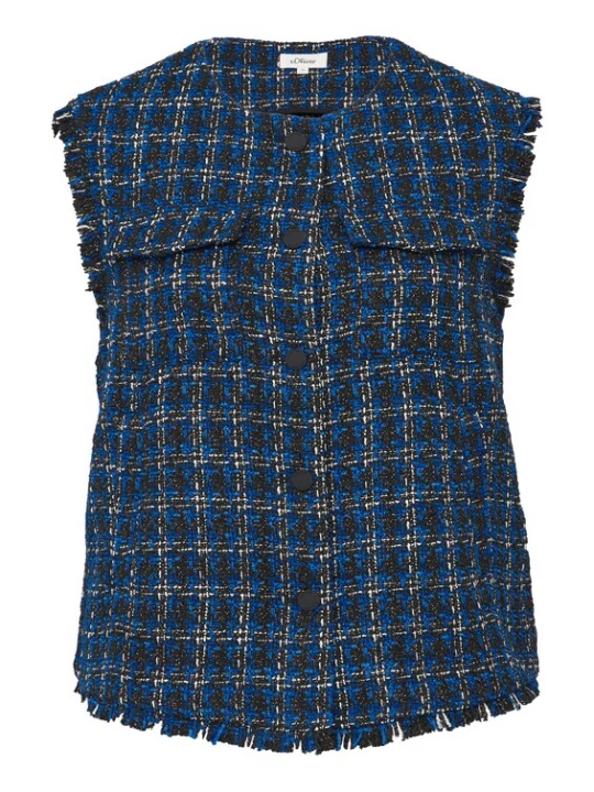 Foto van product s.Oliver Bodywarmer blauw / navy / wit