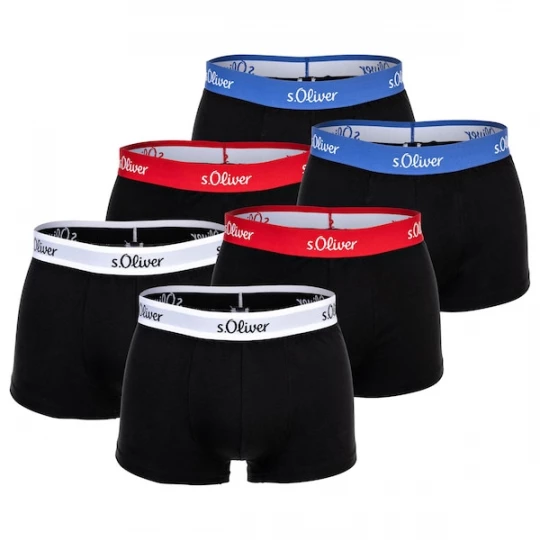 Foto van product s.Oliver Boxershorts blauw / rood / zwart / wit