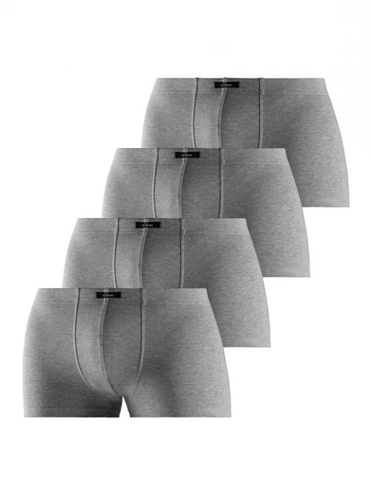 Foto van product s.Oliver Boxershorts grijs gemêleerd