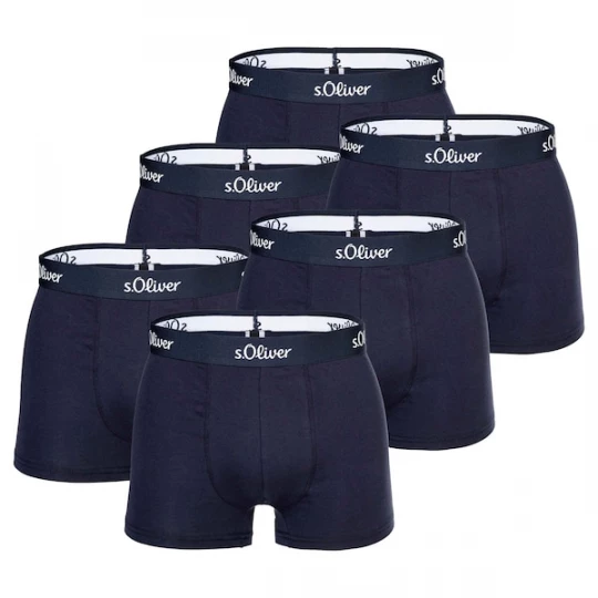 Foto van product s.Oliver Boxershorts nachtblauw / wit