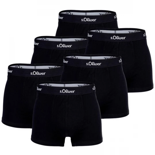 Foto van product s.Oliver Boxershorts zwart / wit