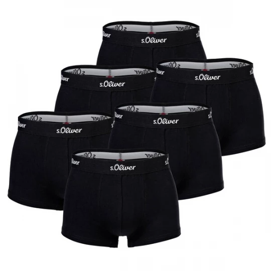 Foto van product s.Oliver Boxershorts zwart / wit