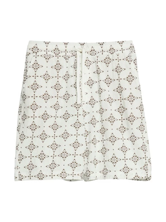 Foto van product s.Oliver Broek 'Detroit' donkerbruin / wit