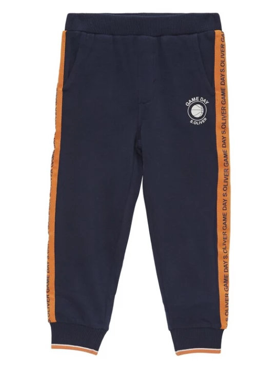 Foto van product s.Oliver Broek marine / mandarijn / wit
