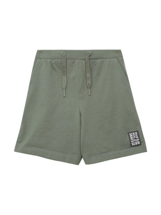 Foto van product s.Oliver Broek olijfgroen / zwart / wit
