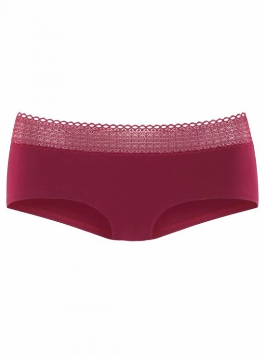 Foto van product s.Oliver Broekje bordeaux / zwart / wit