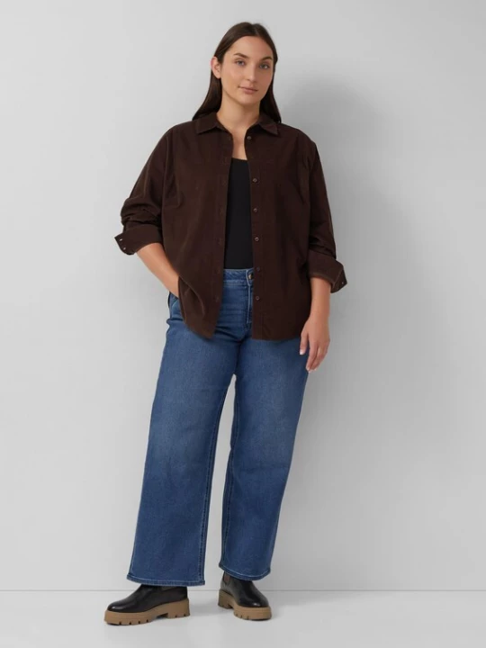 Foto van product s.Oliver CURVE Blouse donkerbruin