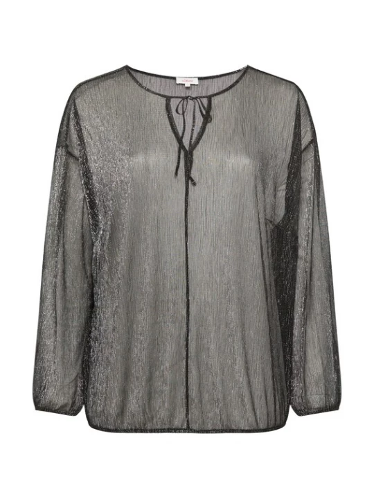 Foto van product s.Oliver CURVE Blouse zwart / zilver