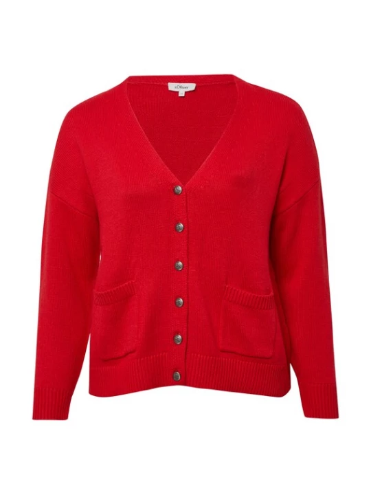 Foto van product s.Oliver CURVE Gebreid vest rood