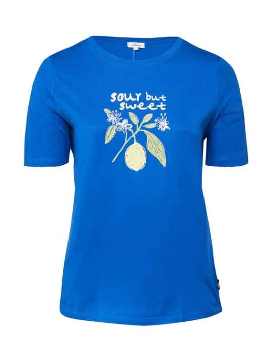 Foto van product s.Oliver CURVE Shirt blauw / pastelgroen / wit